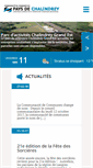 Mobile Screenshot of cc-paysdechalindrey.fr